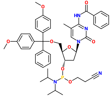 (图片) MC082602 5'-DMT-N4-Bz-5-Me-dC 3'-CE phosphoramidite